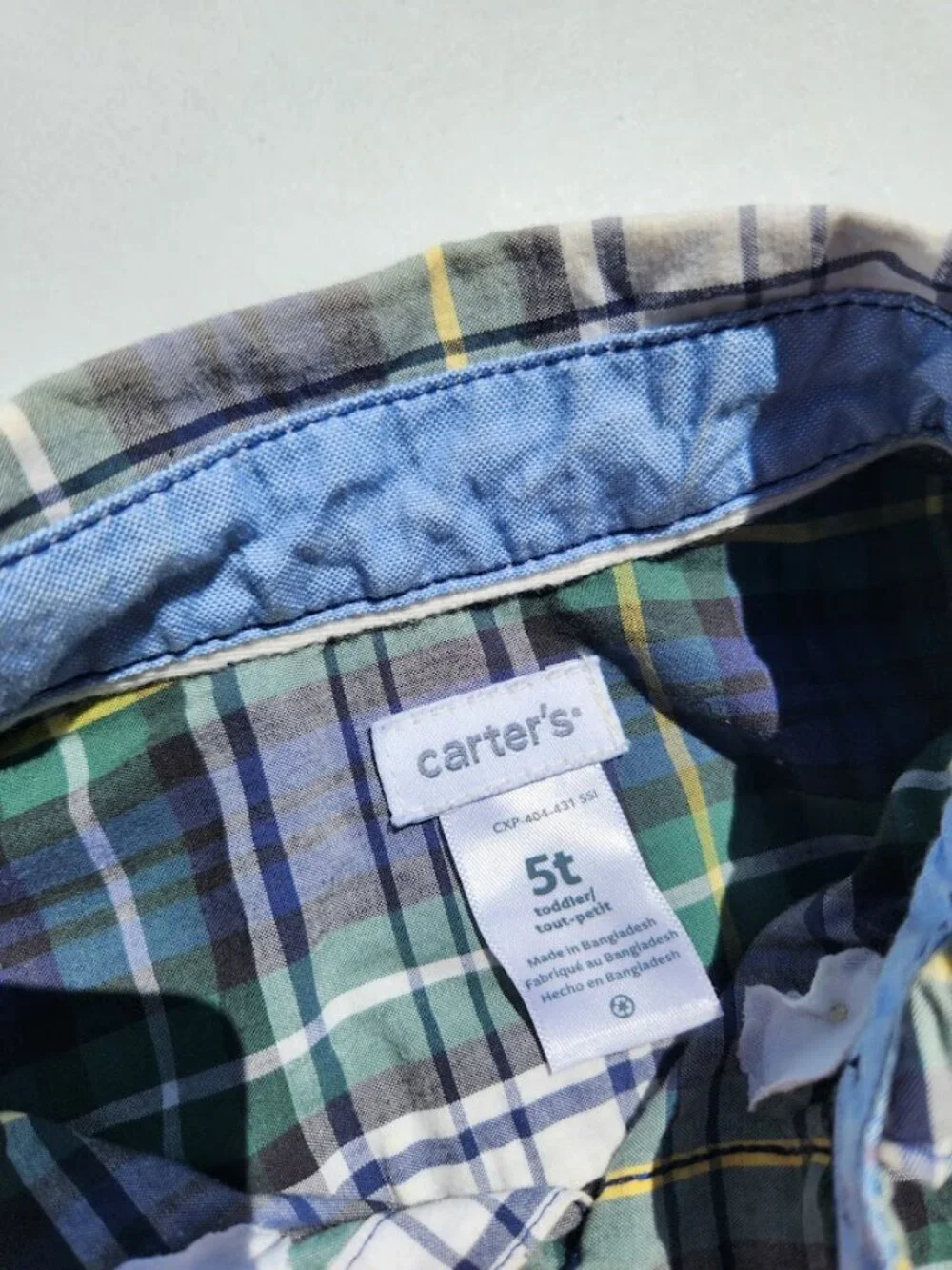 Carters new shirts